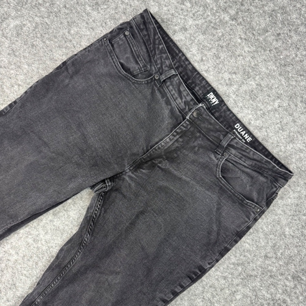 DKNY Jeans Duane Straight Fit Mens Dark Wash Denim Jeans W38 L30